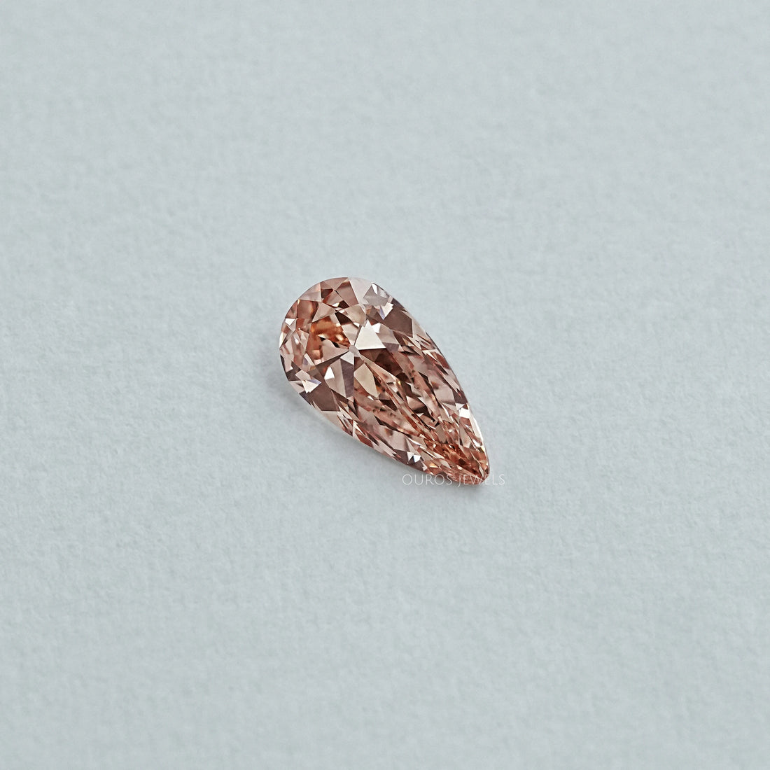 Brown Old Mine Pear Lab Grown Diamond Loose Loose
