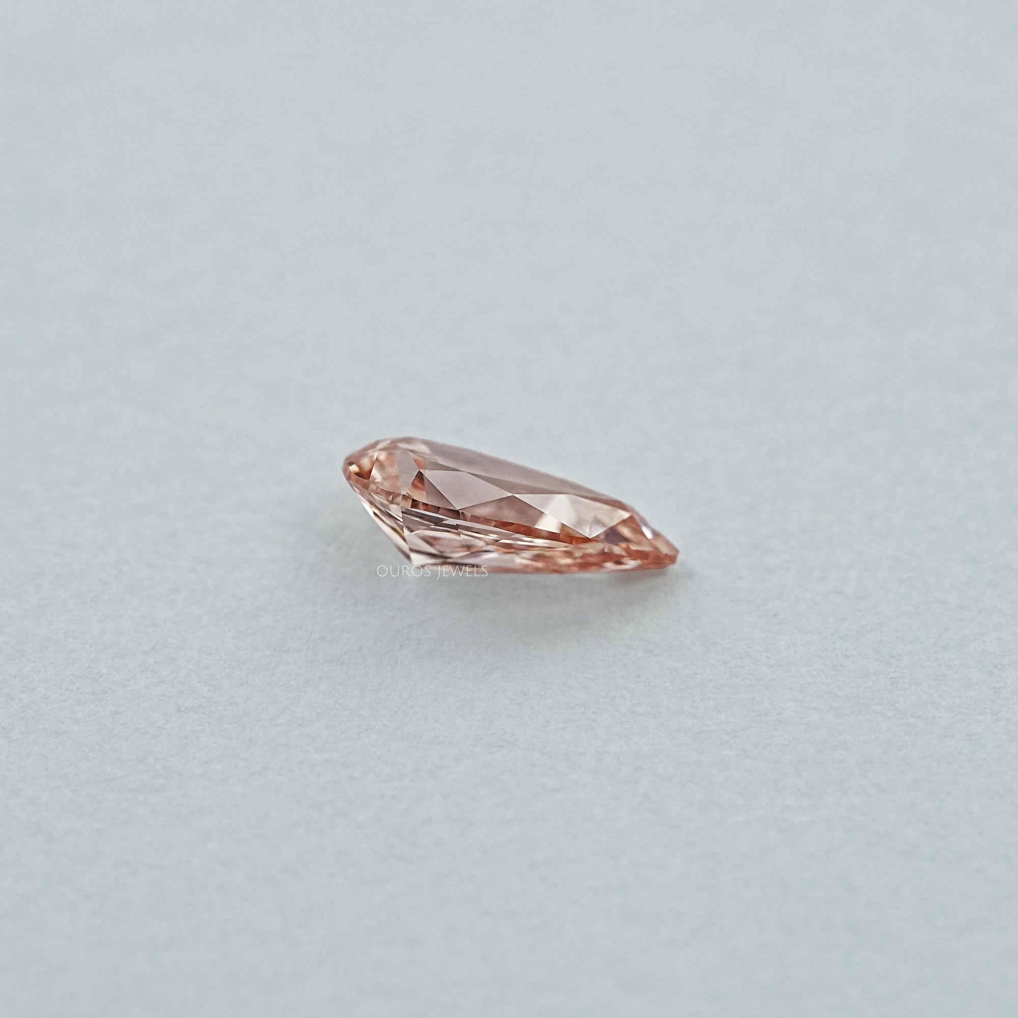 Brown Old Mine Pear Lab Grown Diamond Loose Loose
