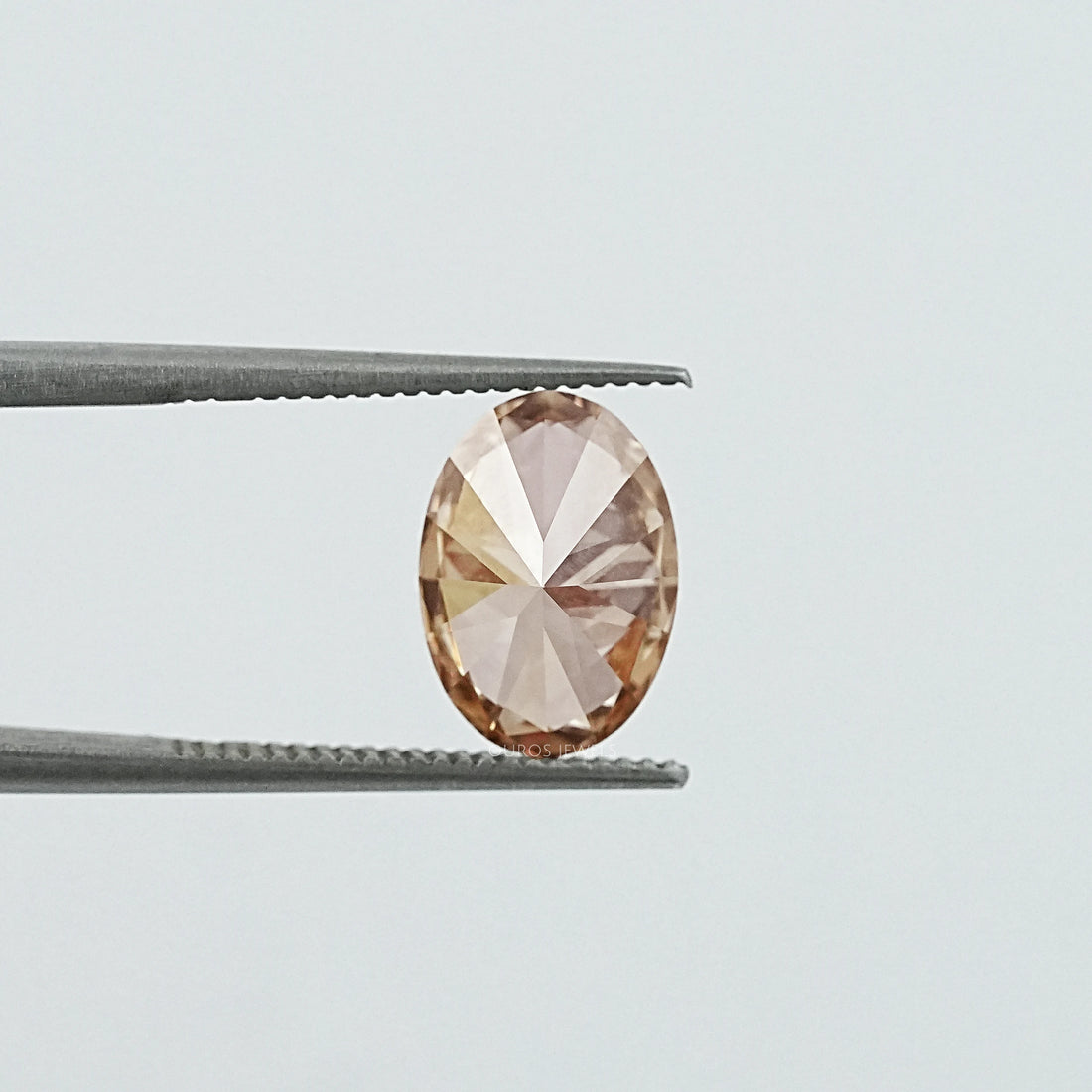 Brown Oval Cut Lab Loose Diamond Loose