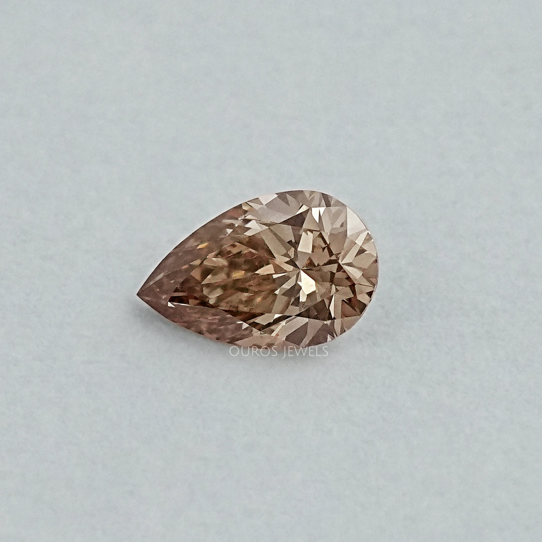 Brown Pear Loose Lab Grown Diamond Loose