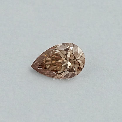 Brown Pear Loose Lab Grown Diamond Loose