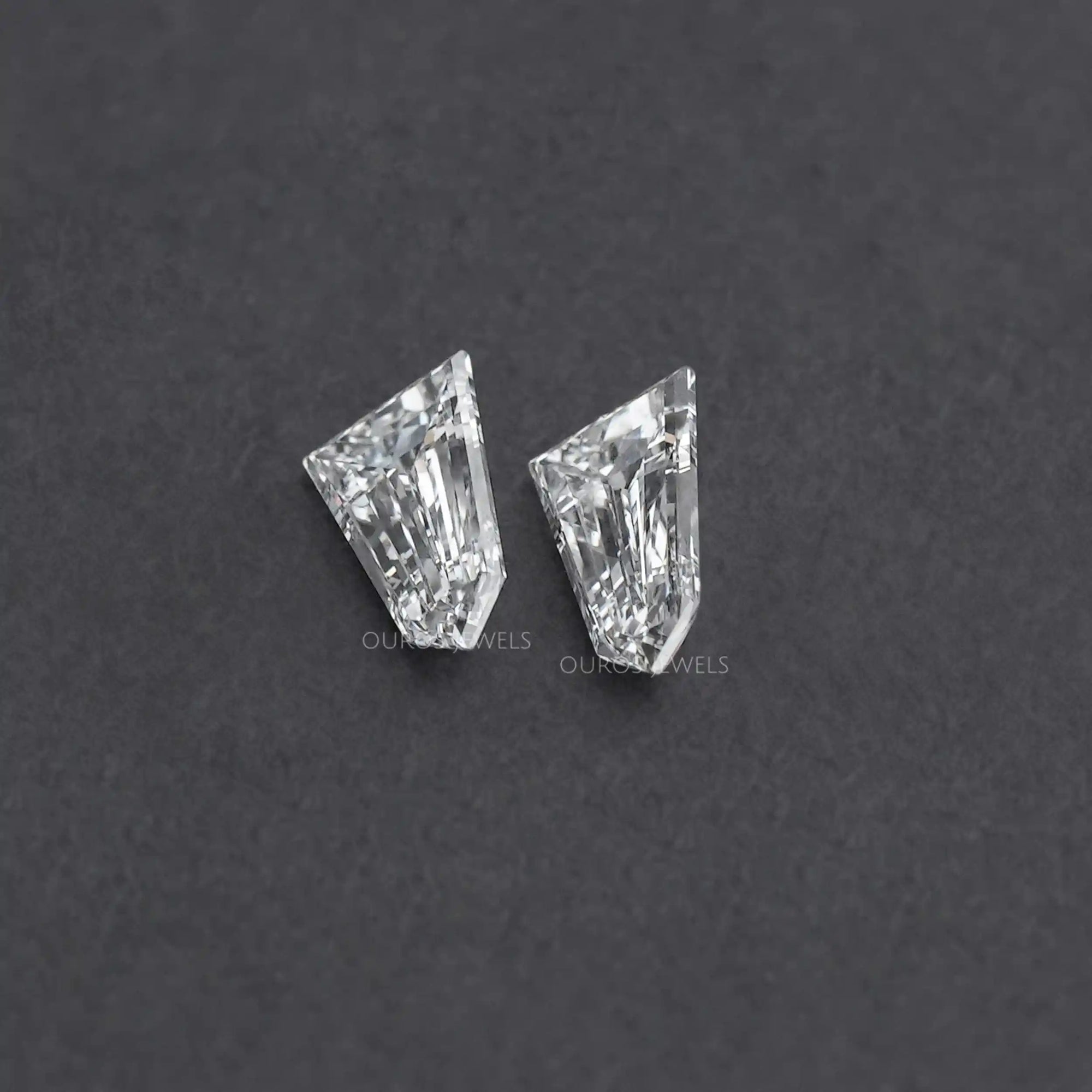 Bullet Cut Lab Grown Diamond Loose Pair Loose