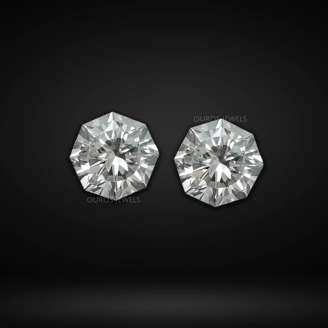 Octagon Shape Lab Diamond Loose Pair Loose
