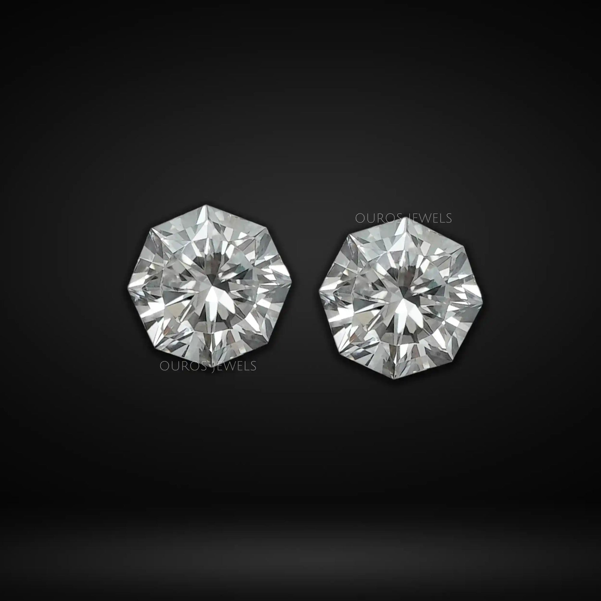Octagon Shape Lab Diamond Loose Pair Loose