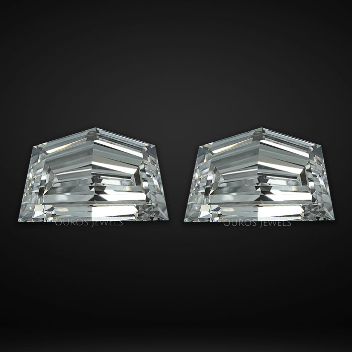Step Cut Cadillac Shape Lab Diamond Matching Pair