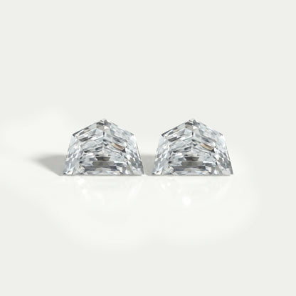 Cadillac Shape Lab Grown Matching Pair Diamond Loose