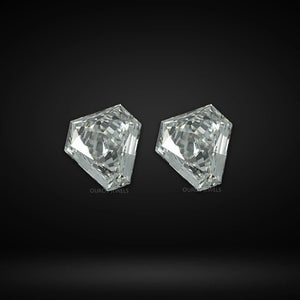 Calf Cut Loose Diamond on black Background 