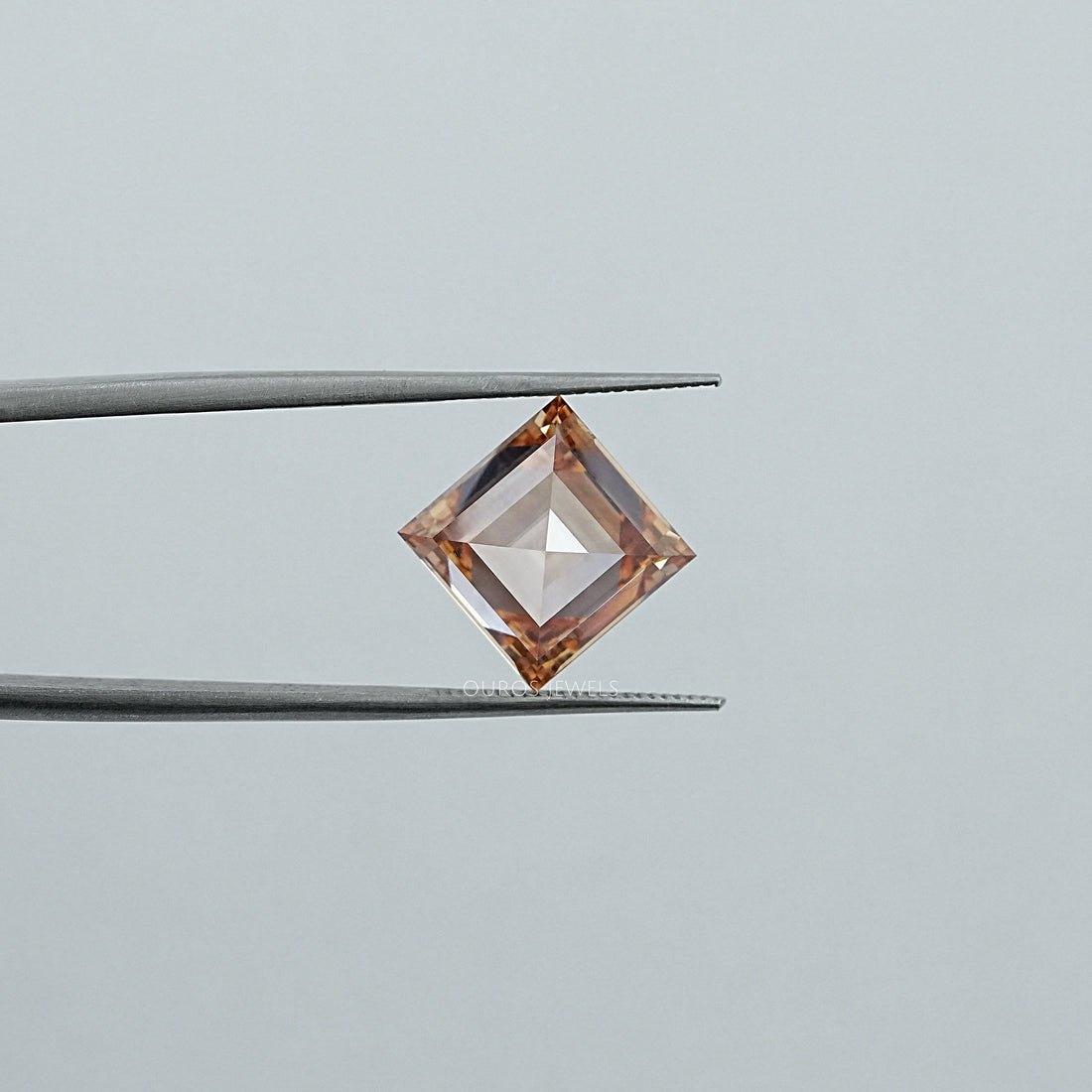 Champagne Carre Cut Lab Grown Diamond Loose