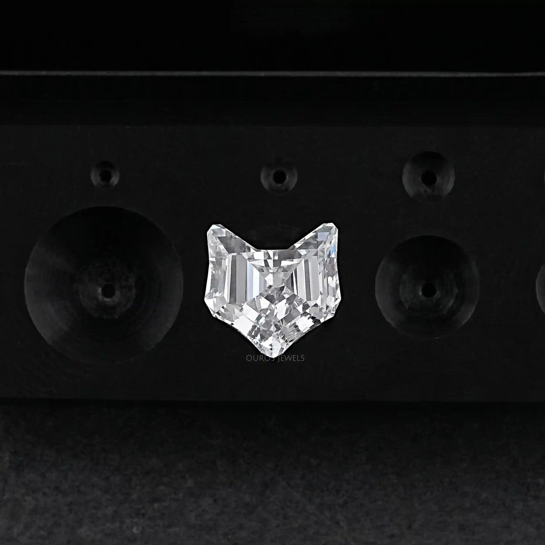 Antique Shape Cat Face Cut Lab Grown Diamond Loose