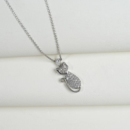 Cat Cut Lab Grown Diamond Pendant Necklaces
