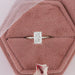 radiant cut diamond solitaire engagement ring in jewelry box