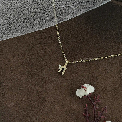 Round Diamond Chai Charm Pendant Necklaces