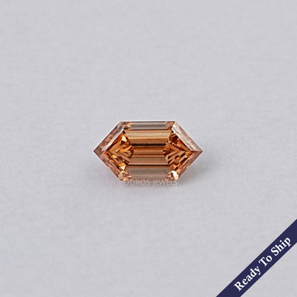 Champagne Step Cut Dutch Marquise Lab Diamond Loose