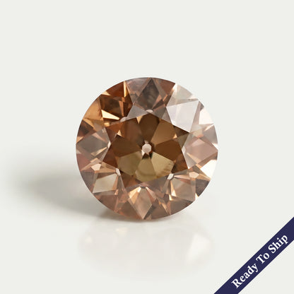 OEC Round Cut Loose Diamond - Champagne Loose