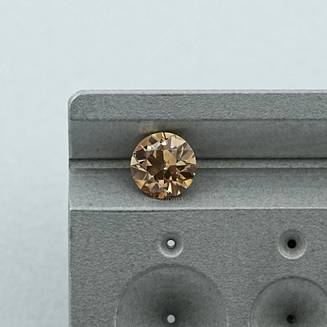 Champagne Old European Cut Round Lab Dimaond Loose