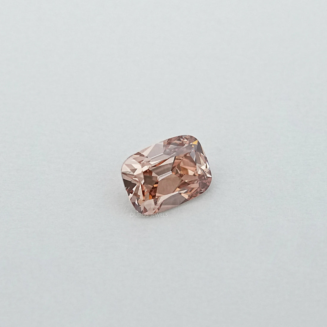 Champagne Old Mine Cushion Cut Lab Diamond Loose