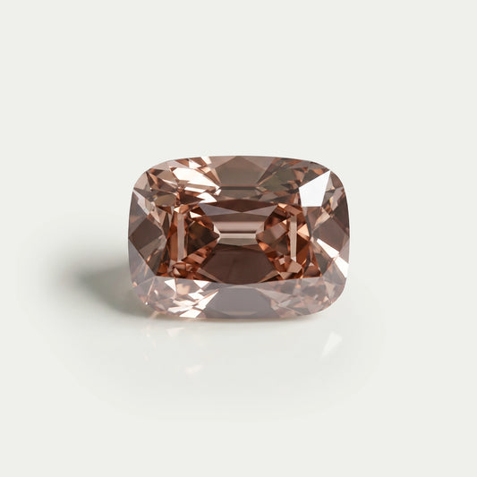 Champagne Old Mine Cushion Cut Lab Diamond