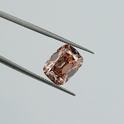 Champagne Old Mine Cushion Cut Lab Diamond Loose
