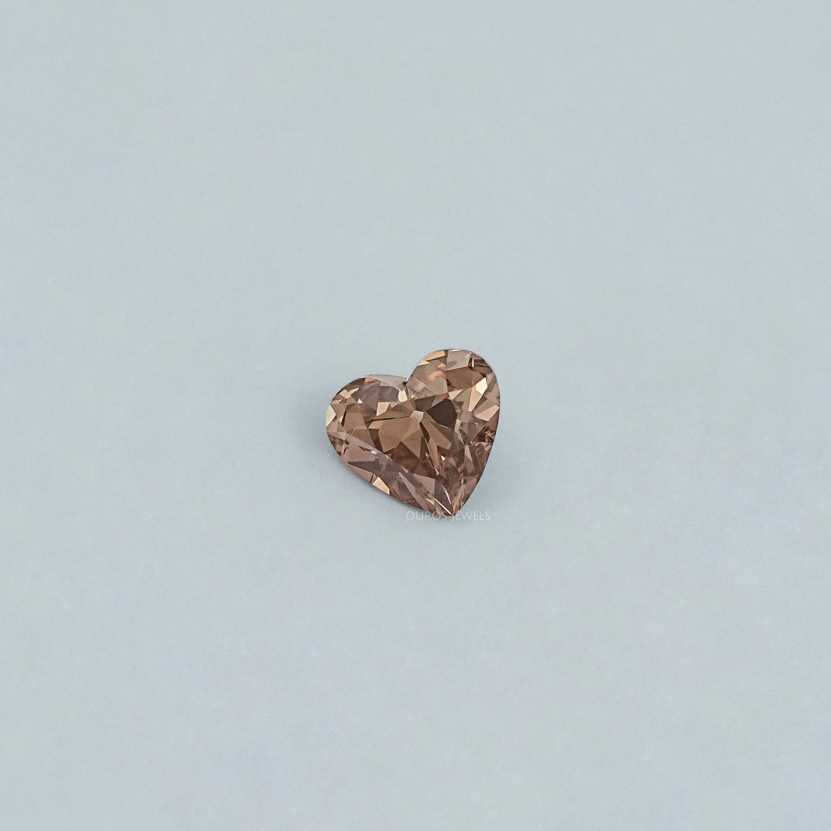 Old Mine Heart Cut Champagne Diamond Loose Loose