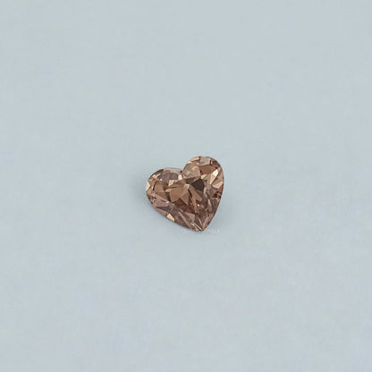 Old Mine Heart Cut Champagne Diamond Loose Loose