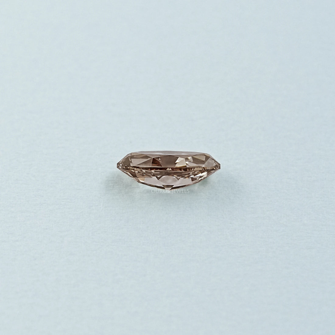 Champagne Old Mine Moval Cut Lab Diamond Loose