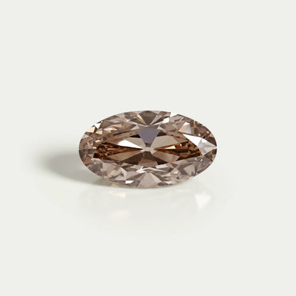Champagne Old Mine Moval Cut Lab Diamond