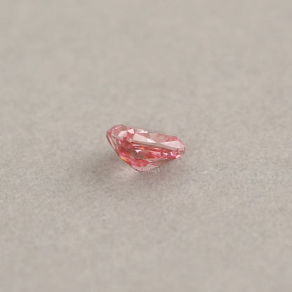 Pink Cushion Cut Lab Grown Diamond