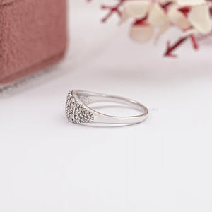 Chocolate Round Pave  Set  Diamond  Ring