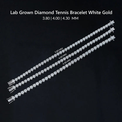 Classic Lab Grown Round Diamond Tennis Bracelet
