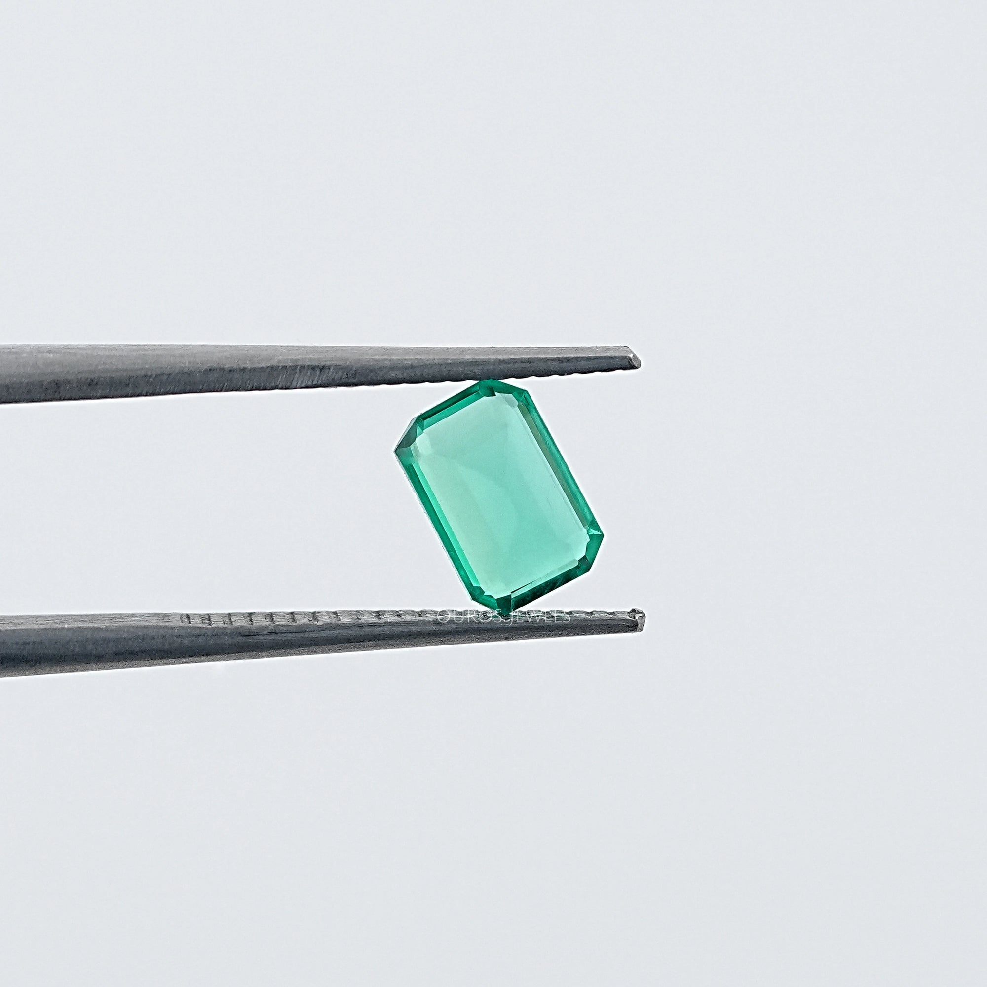 Emerald Cut Colombian Green Gemstone Loose