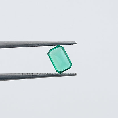 Emerald Cut Colombian Green Gemstone Loose