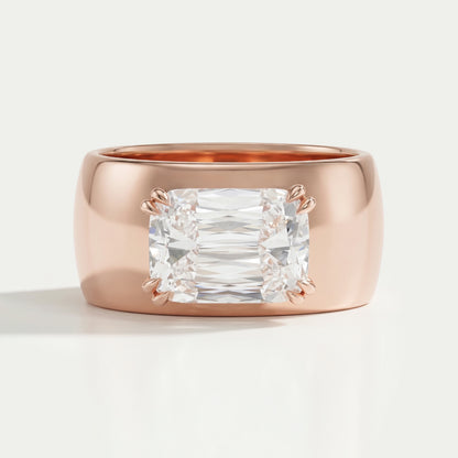 Criss Cut Lab Grown Diamond Engagement Ring