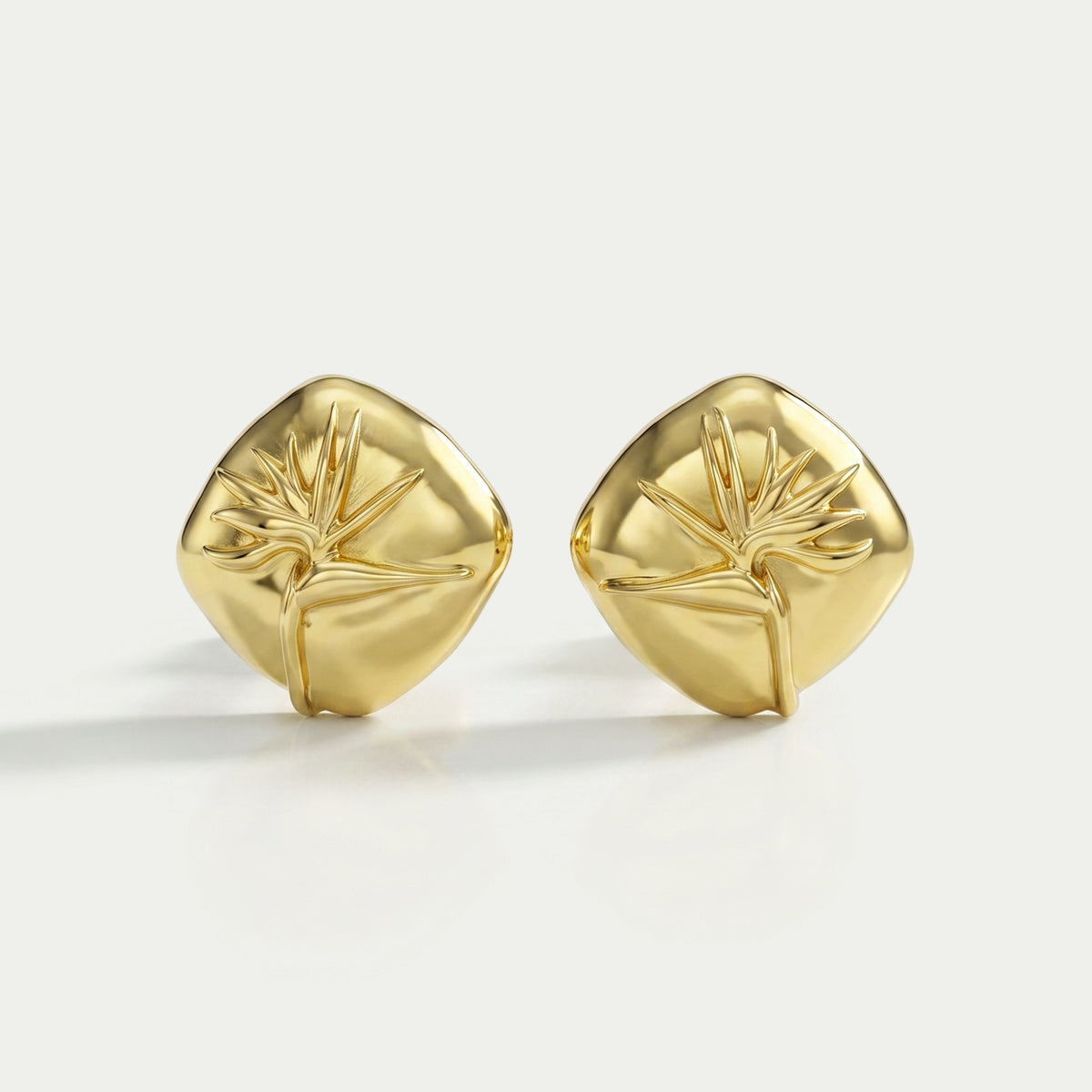 Yellow Gold Cufflink For Men's
