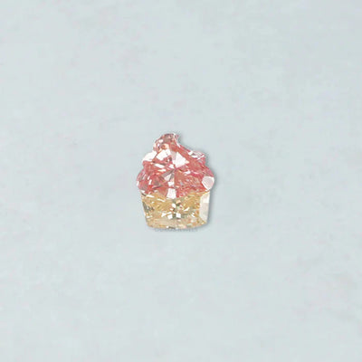 Diamant de laboratoire de taille cup cake de 0,73