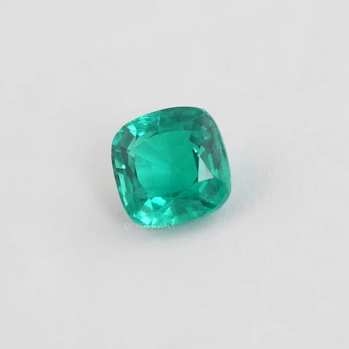 IGI Certified  Cushion Shape Colombian Emerald Gemstone