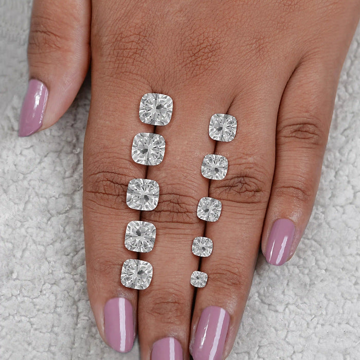 Diamant de laboratoire taille coussin certifié IGI