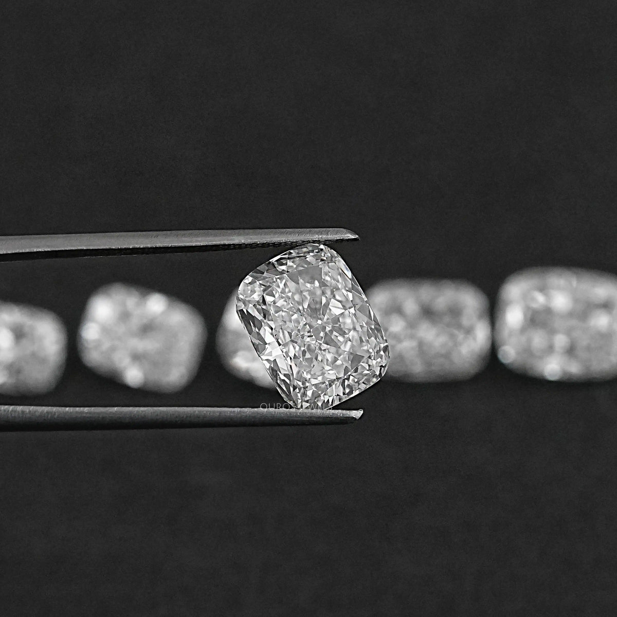 Certified Elongated Cushion Cut Lab Grown Diamond Loose