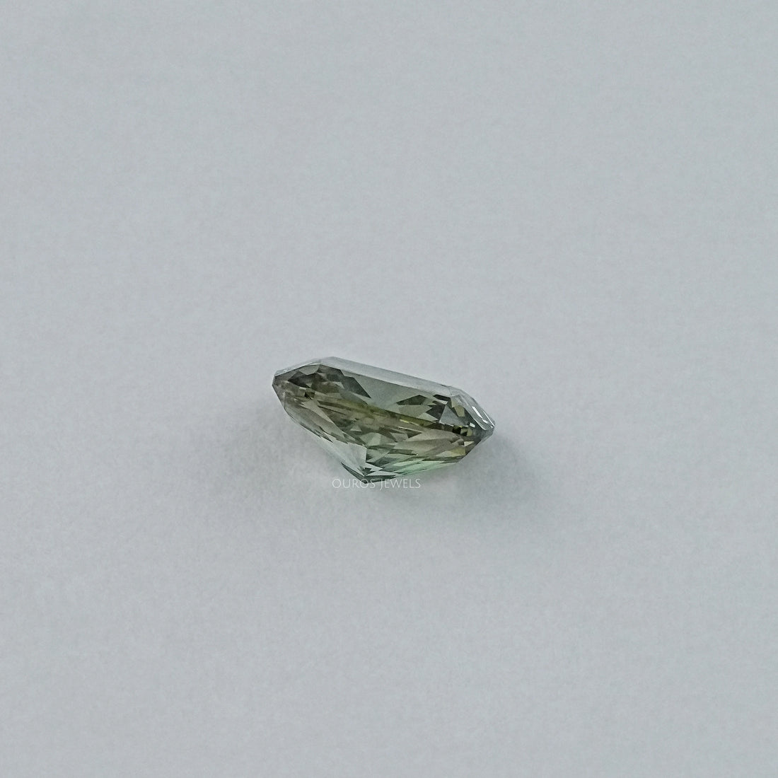 Fancy Deep Green Cushion Lab Diamond Loose