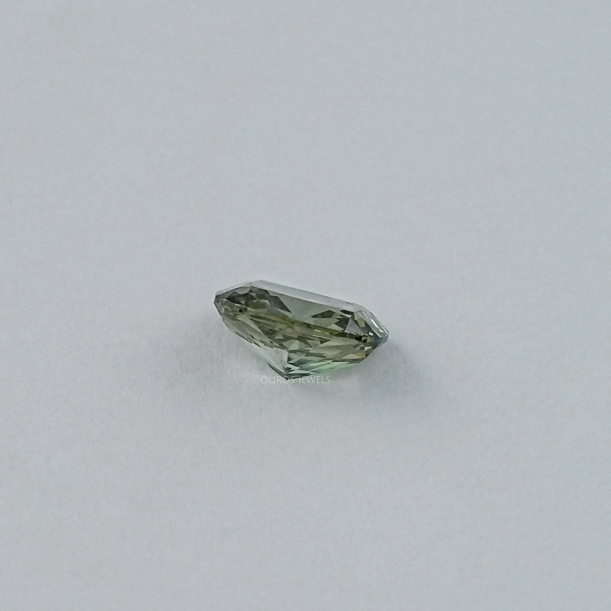 Fancy Deep Green Cushion Lab Diamond Loose