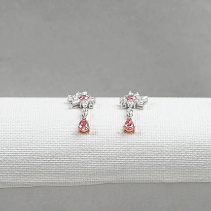 Multi Shape Lab Diamond Cluster Earrings Earrings