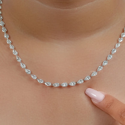 Drill Lab Diamond Tennis Necklace