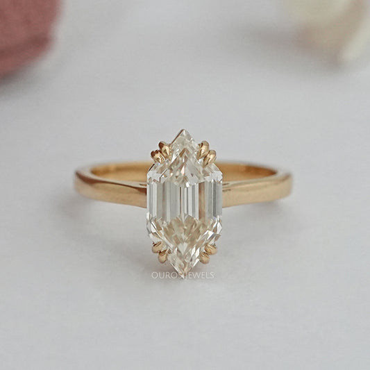 Dutch Marquise Lab Diamond Solitaire Engagement Ring Rings