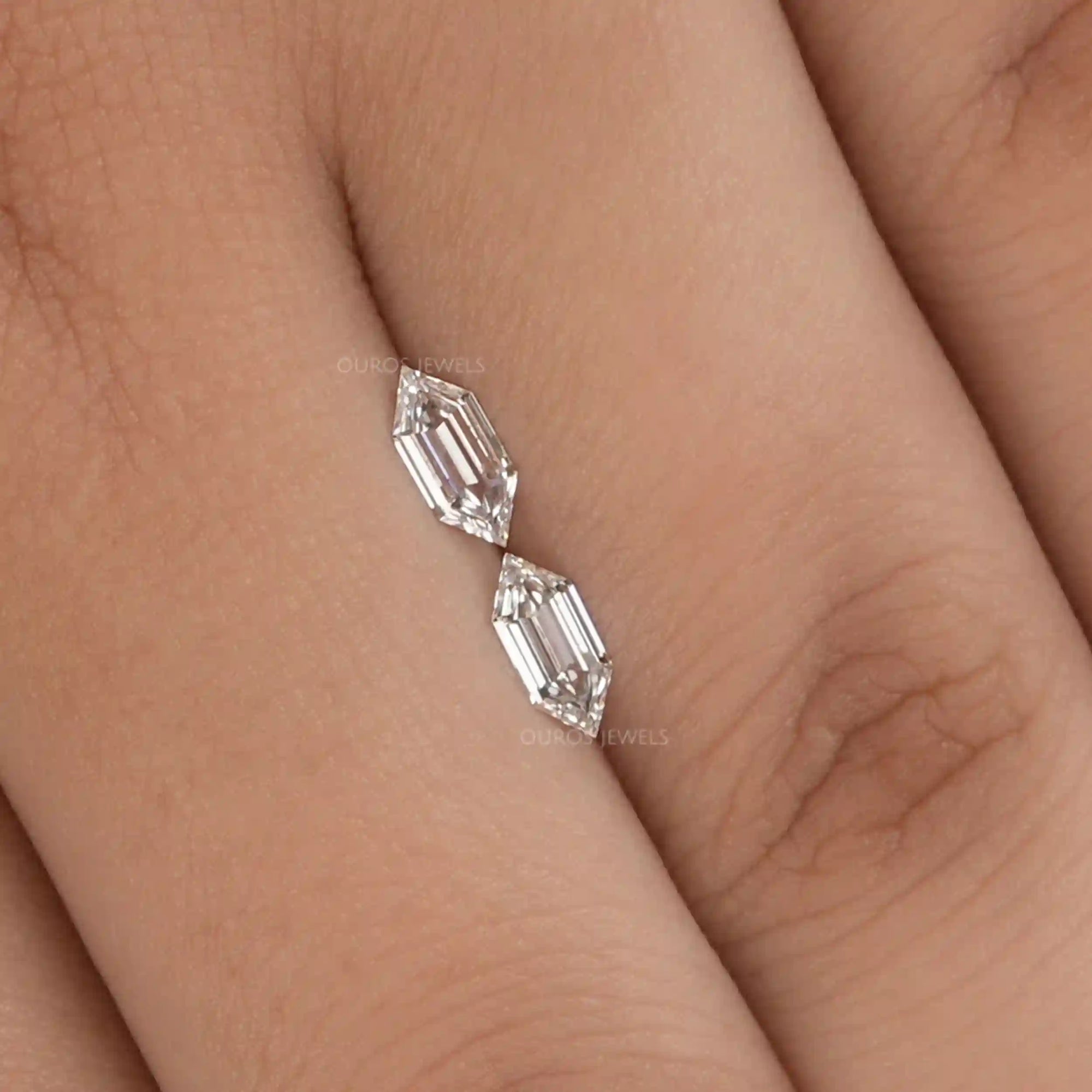 Boat Cut Lab Grown Diamond Loose Pair Loose