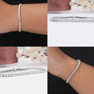 Bracelet de tennis en diamants cultivés en laboratoire