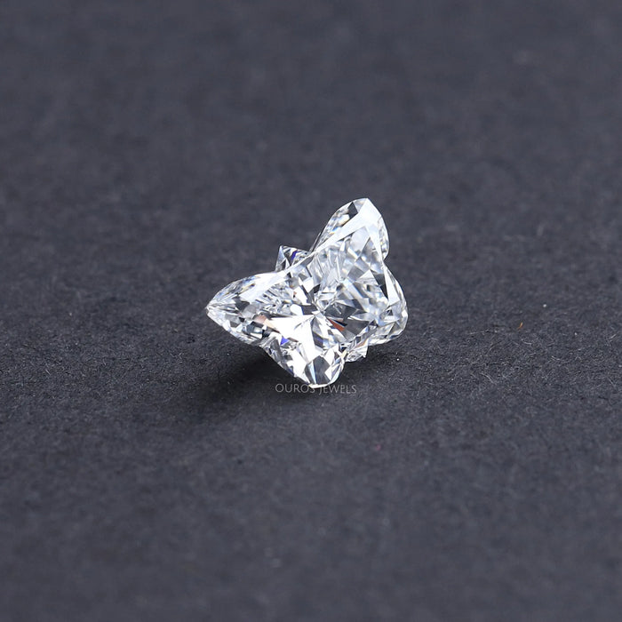 Diamant de laboratoire à taille papillon en vrac