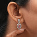 Pink Diamond Drop Earrings