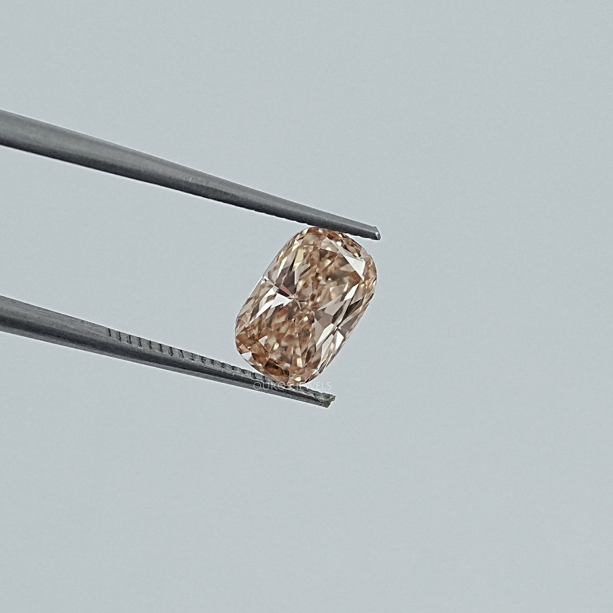 Elongated Cushion Cut Champagne Diamond Loose