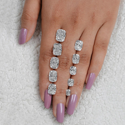 Certified Elongated Cushion Cut Lab Grown Diamond Loose