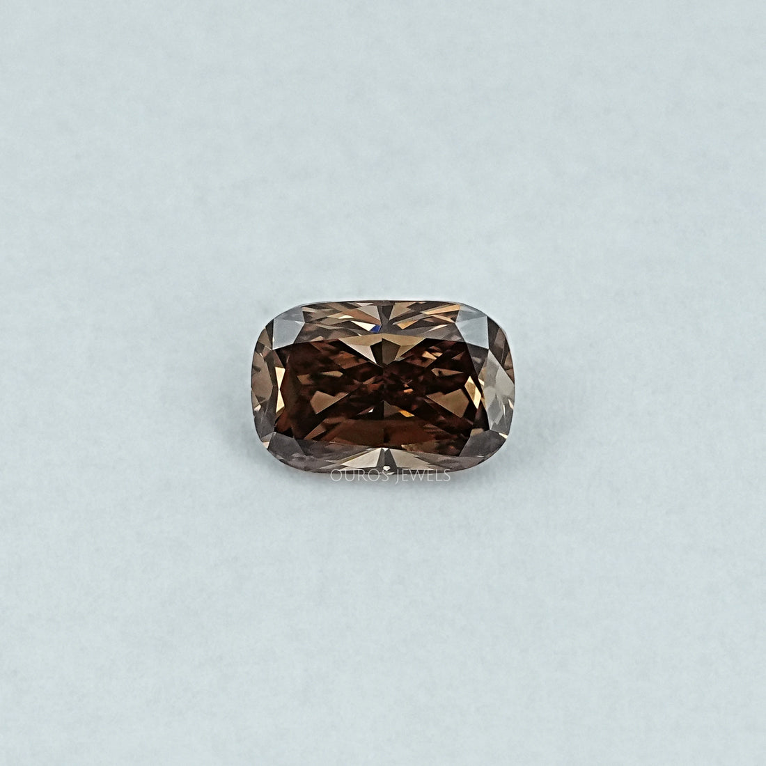 Champagne Elongated Cushion Cut Loose Loose