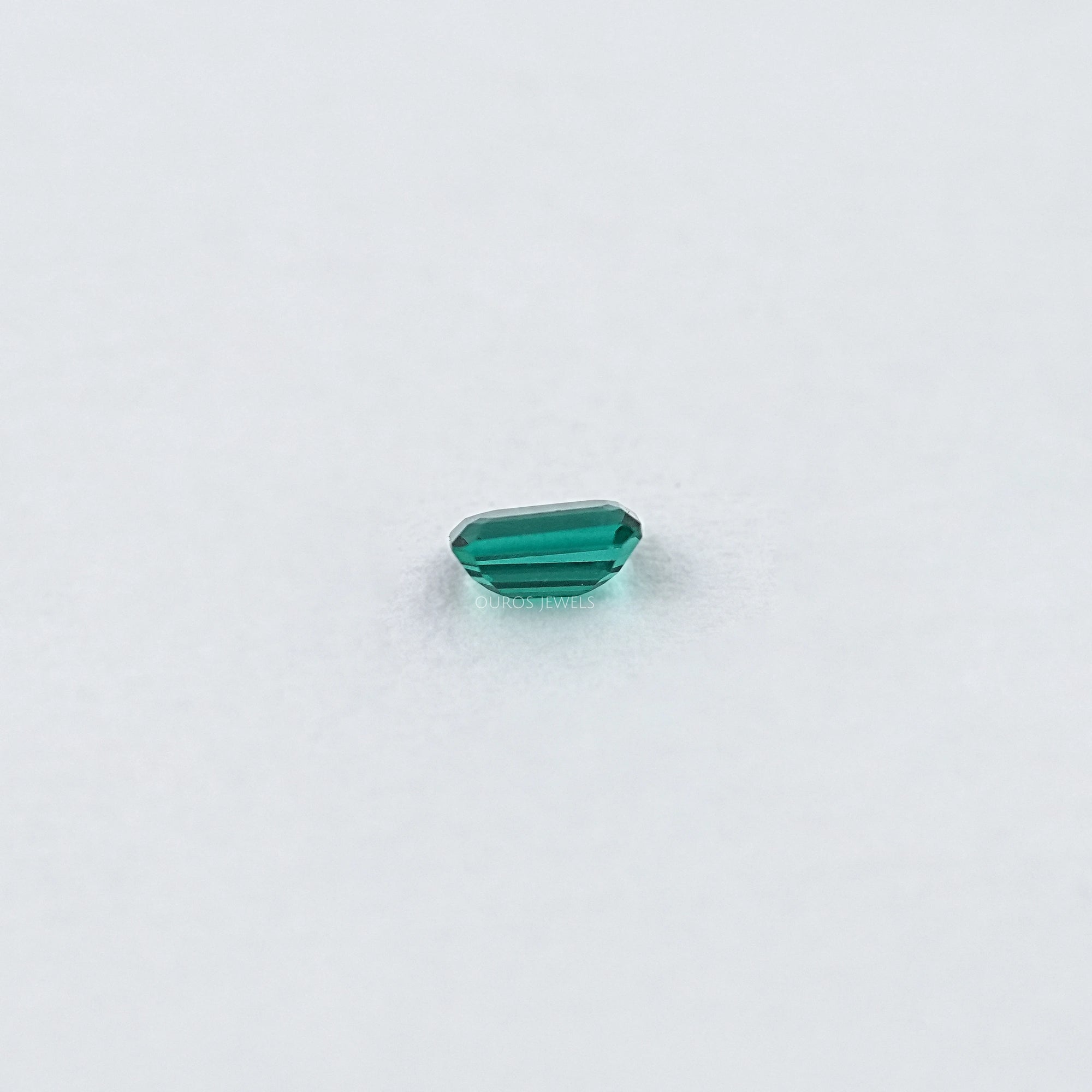 Zambian Green Emerald Cut Gemstone Loose